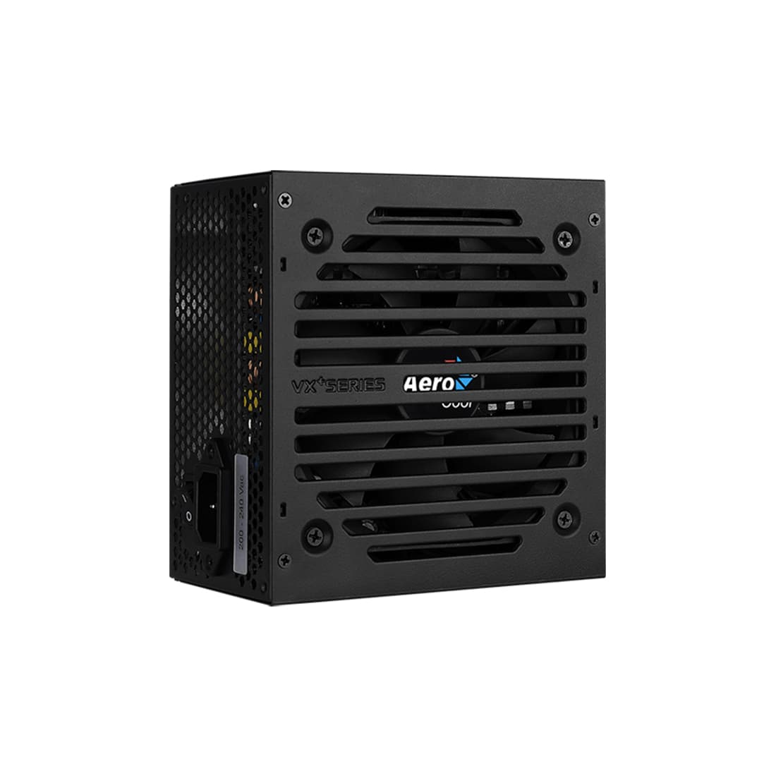 Блок питания, Aerocool, VX PLUS 450 , 450W, ATX, None-PFC, 20+4pin, 4+4pin, 2*Sata, 2*Molex, 1*FDD, 1*PCI-E 6pin, Вентилятор 12см, Кабель питания, Чёрный