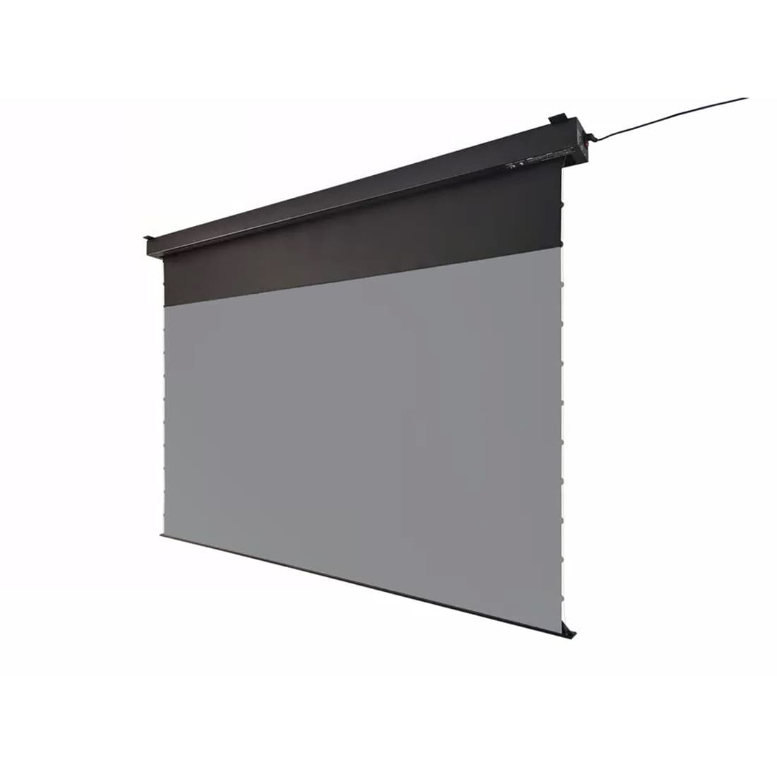 Экран моторизированный, Deluxe, FJ2-TT120H 4K, 4K silver screen, потолочный, с пультом Д/У, рабочая поверхность 265х 149, 120"16:9, чёрный