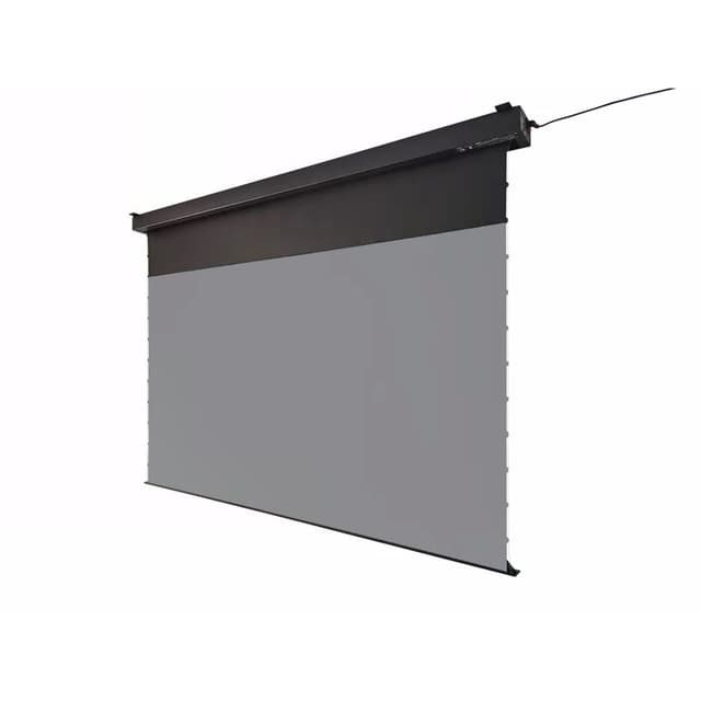 Экран моторизированный, Deluxe, FJ2-TT120H 4K, 4K silver screen, потолочный, с пультом Д/У, рабочая поверхность 265х 149, 120"16:9, чёрный