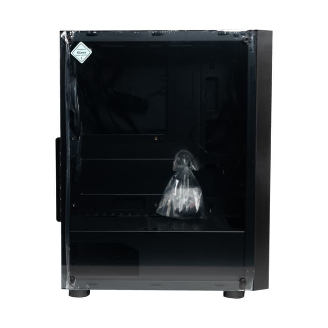 Компьютерный корпус, Huntkey, GS450S, ATX/Micro ATX, USB 1*3.0/2*2.0, HD-Audio+Mic, Кулер 3*12см FRGB, Высота процессорного кулера до 160 мм, Длина VGA до 300мм, 2*3.5"/2*2.5", Слот 7, Толщина 0,5мм, 360x200x450мм, Без Б/П, Чёрный