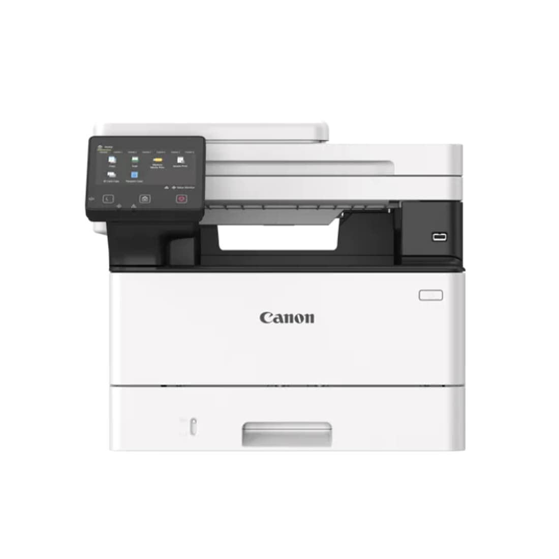 Монохромное МФУ, Canon, i-SENSYS MF463DW, 5951C008AA, Лазерное, A4, 40 стр./мин., Подача 350 листов, Двусторонний автоподатчик документов, Сенсорный дисплей 5", 1.2 ГГц CPU, 1 ГБ RAM, USB 2.0, Ethernet 10/100/1000, Wi-Fi