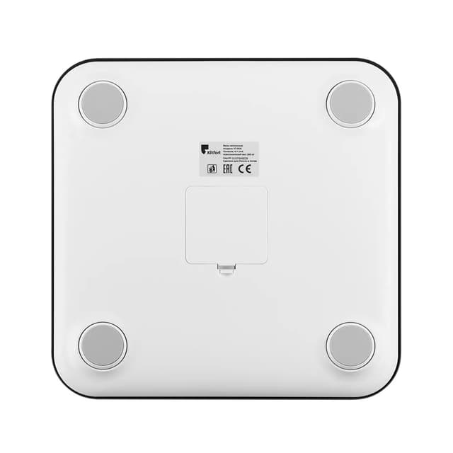 Весы, Kitfort, КТ-806, Материал платформы пластик, Максимальная нагрузка 180 кг , Тип элементов питания AAA, Управление со смартфона Bluetooth, Цвет черный