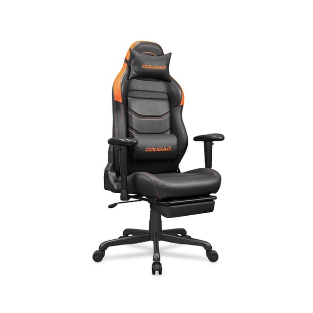 Игровое компьютерное кресло, Cougar, Explore Neo, Искусственная кожа PU AIR, (Ш)57*(Г)51*(В)129,5 (138,5) см, Чёрно-Оранжевый
