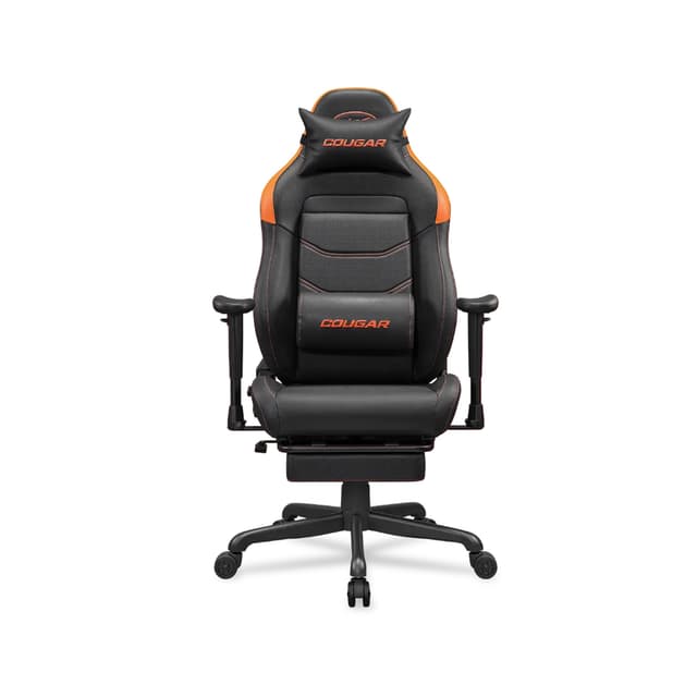 Игровое компьютерное кресло, Cougar, Explore Neo, Искусственная кожа PU AIR, (Ш)57*(Г)51*(В)129,5 (138,5) см, Чёрно-Оранжевый