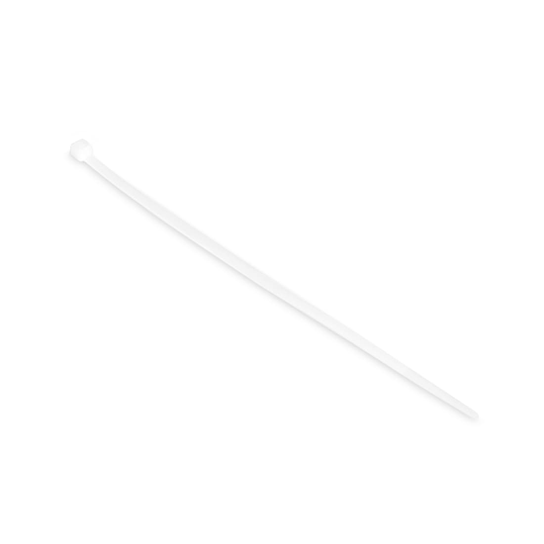 Хомут нейлоновый, Deluxe, СП 4.8*180 мм (Б), белый (100 штук в упаковке)