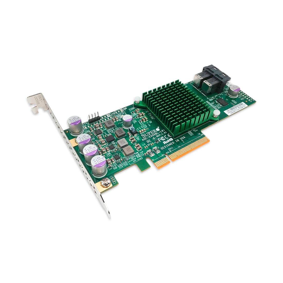 RAID контроллер, Supermicro, AOC-S3008L-L8I, 12Gb/s, Eight-Port, SAS Internal RAID Adapter