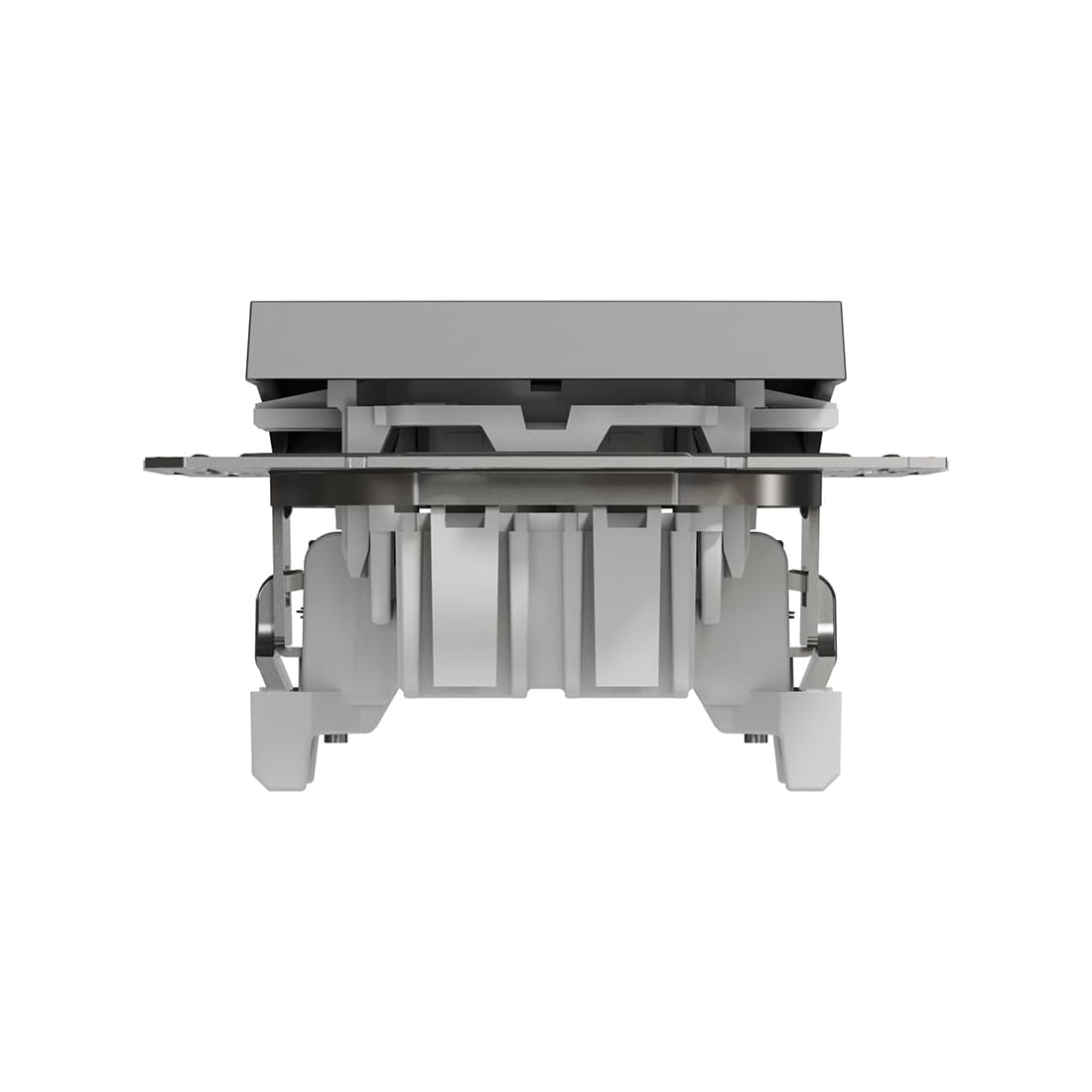 Переключатель одноклавишный, SE, EPH0400171, Asfora механизм антрацит