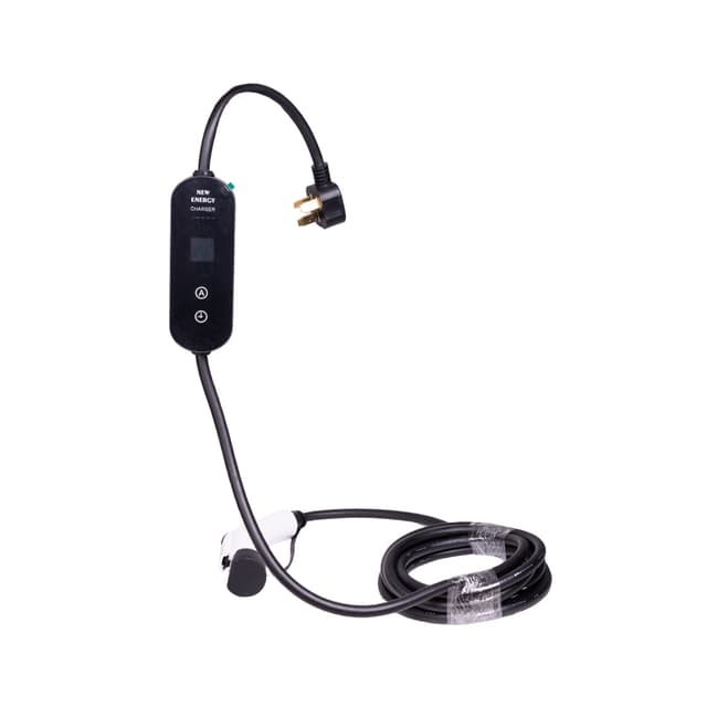 Автомобильная зарядное устройство, SVC, AC GB/T - 7кВт , Мощность: 7000Вт, Выходное напряжение: 400В, Максимальный ток: 32А, Тип разъема для зарядки: GB/T кабель, Длина кабеля: 3 м, LED- индикаторы, Защита от перегрева, перегрузки, короткого замыкания, Габариты Ш*В*Г: 75*200*190,50 (мм)