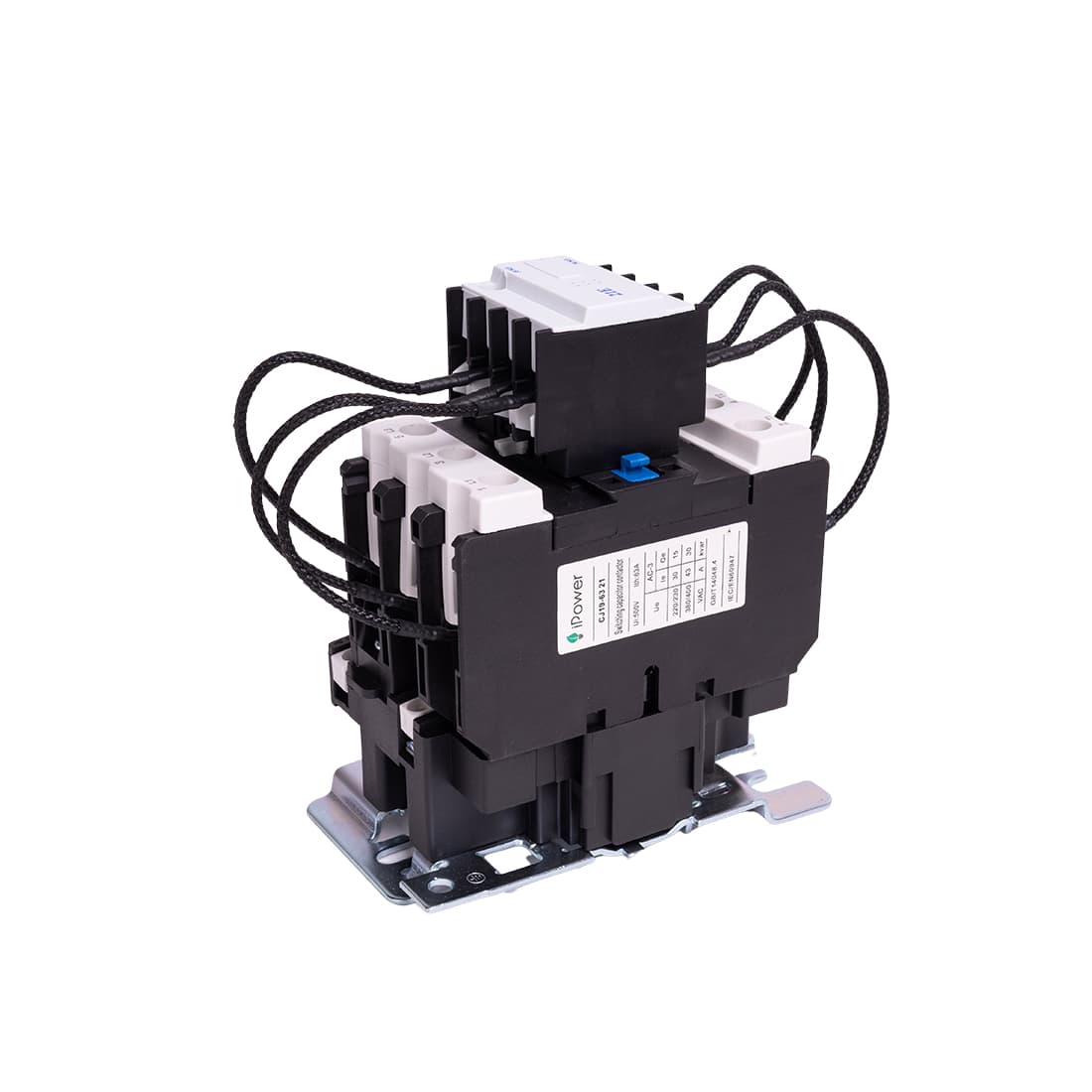 Контактор КРМ, iPower, CJ19-63A, 30кВАр 2НО+1НЗ 230В