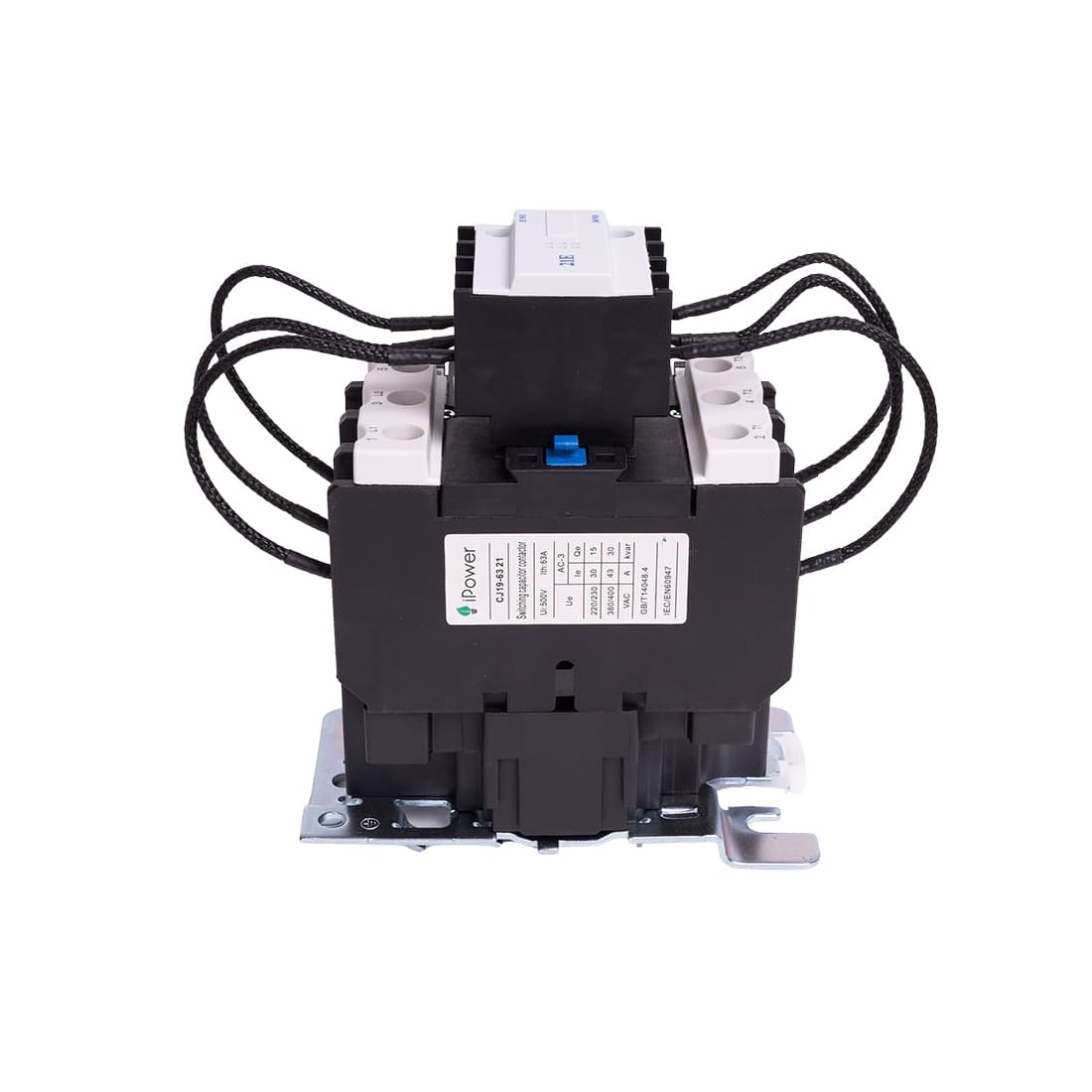 Контактор КРМ, iPower, CJ19-63A, 30кВАр 2НО+1НЗ 230В