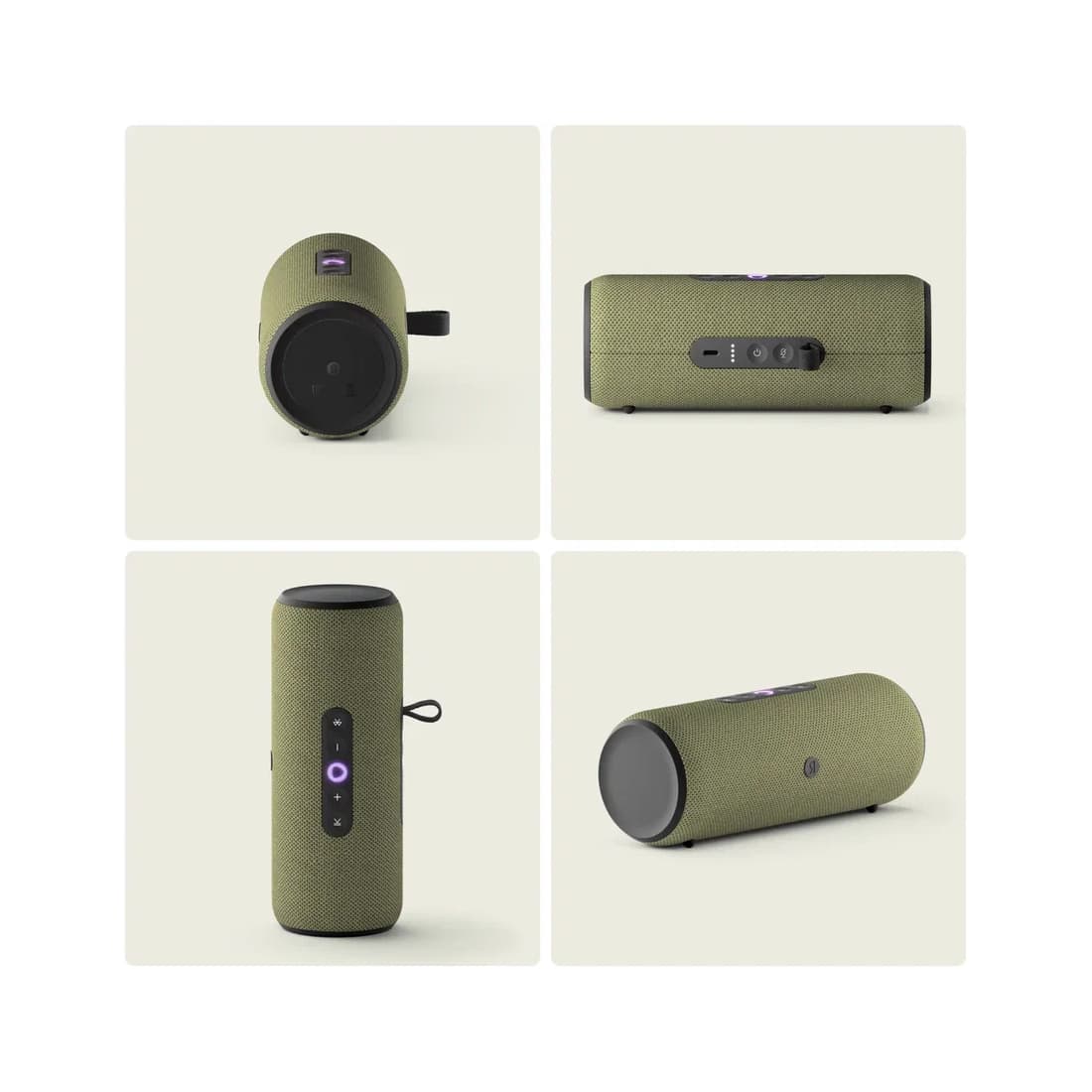 Портативная умная колонка, Яндекс, YNDX-00030GRN, Яндекс Станция Стрит с Алисой, 30 Вт, 3 микрофона, 80 - 20 000 Гц, Wi-Fi (2,4–5 ГГц), Bluetooth 5.0, Зеленый