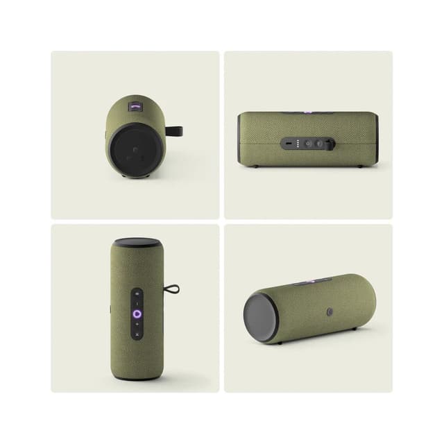 Портативная умная колонка, Яндекс, YNDX-00030GRN, Яндекс Станция Стрит с Алисой, 30 Вт, 3 микрофона, 80 - 20 000 Гц, Wi-Fi (2,4–5 ГГц), Bluetooth 5.0, Зеленый