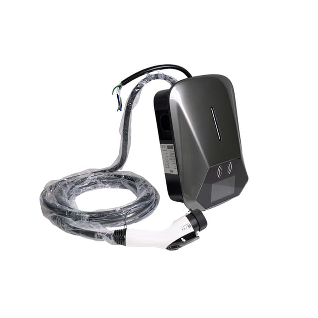 Автомобильная зарядная станция, SVC, AC GB/T - 11кВт , Мощность: 11кВт, Выходное напряжение: 400В, Максимальный ток: 16А, Тип разъема для зарядки: GB/T , Длина кабеля: 5 м, LED- индикаторы, Дисплей 4.3" для контроля параметров в реальном времени, Защита от перегрева, перегрузки, короткого замыкания, Габариты Ш*В*Г: 270*400*190,51(мм), Настенное крепление/крепление на столбе