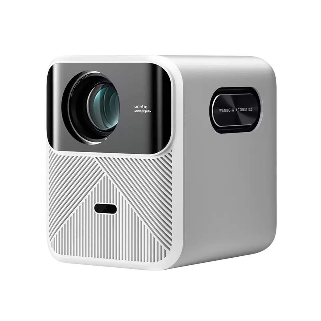 Проектор портативный, Wanbo, Mozart 1, LCD, 1080p, 900 ANSI lm, 3000:1, Android 9.0, Auto Focus, 20000 часов, 2+32G, Wi-Fi 6, Bluetooth 5.0, HDMI*1, USB*2, 3.5mm, DC*1, 8W*2, белый