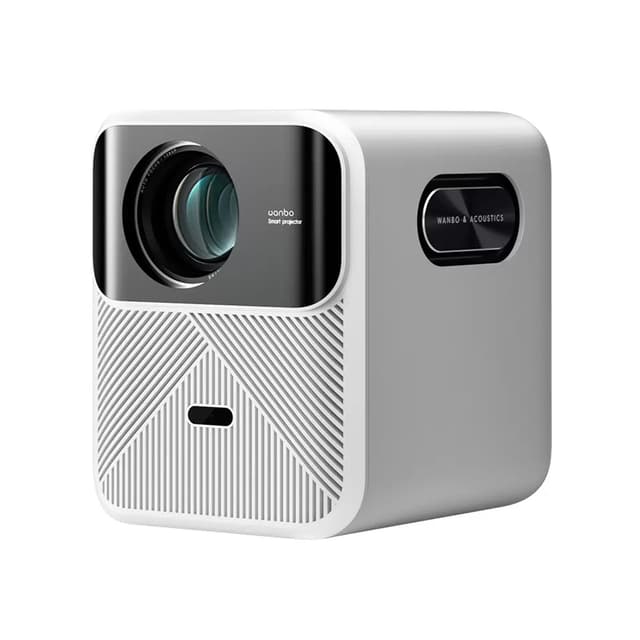 Проектор портативный, Wanbo, Mozart 1, LCD, 1080p, 900 ANSI lm, 3000:1, Android 9.0, Auto Focus, 20000 часов, 2+32G, Wi-Fi 6, Bluetooth 5.0, HDMI*1, USB*2, 3.5mm, DC*1, 8W*2, белый