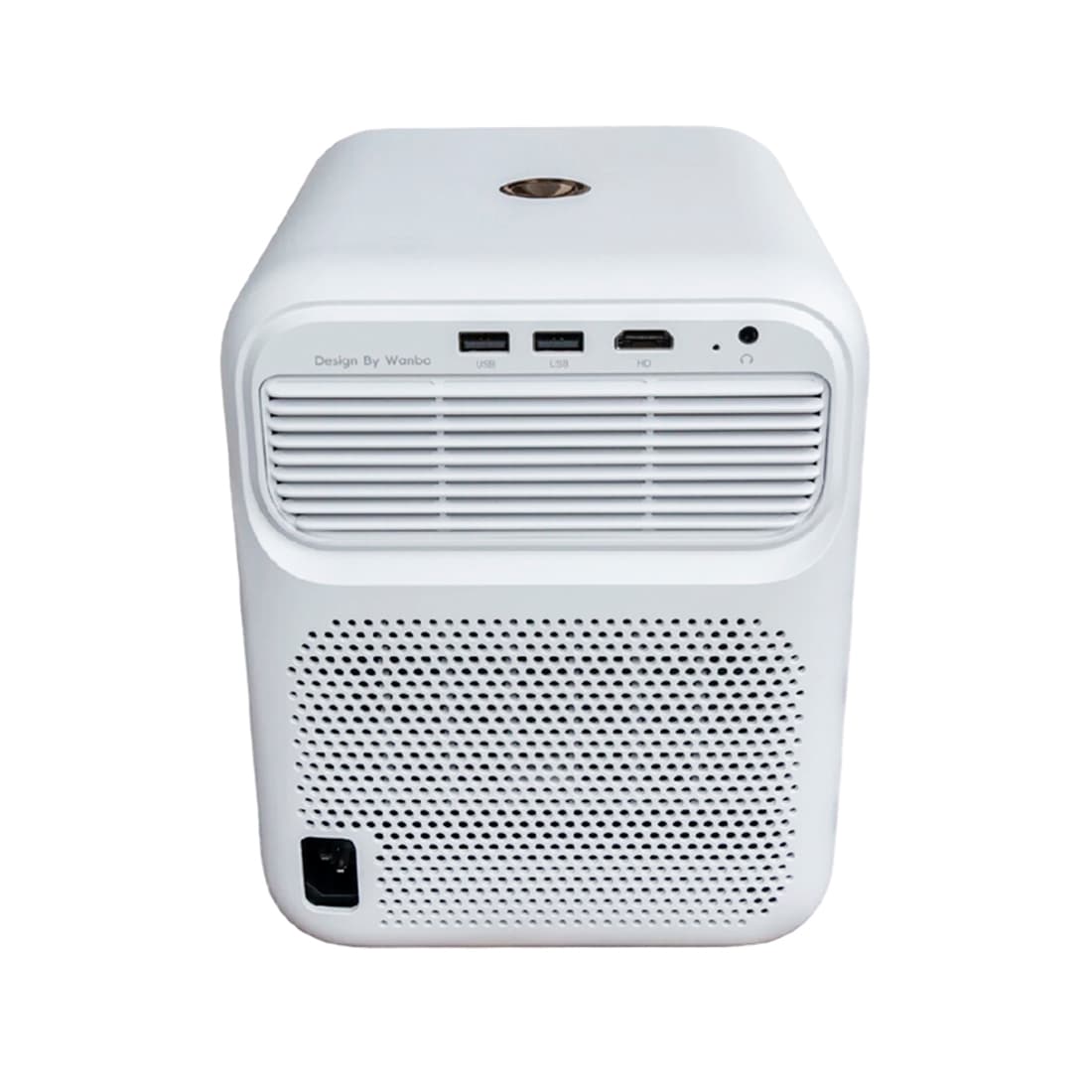Проектор портативный, Wanbo, Mozart 1, LCD, 1080p, 900 ANSI lm, 3000:1, Android 9.0, Auto Focus, 20000 часов, 2+32G, Wi-Fi 6, Bluetooth 5.0, HDMI*1, USB*2, 3.5mm, DC*1, 8W*2, белый