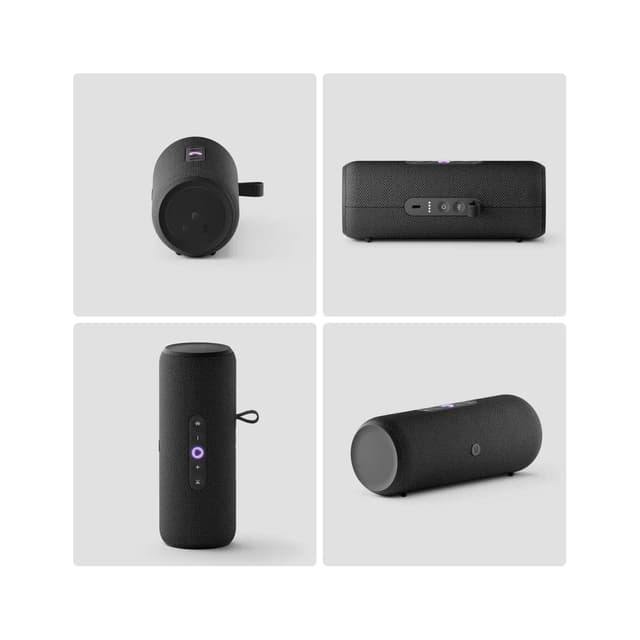 Портативная умная колонка, Яндекс, YNDX-00030BLK, Яндекс Станция Стрит с Алисой, 30 Вт, 3 микрофона, 80 - 20 000 Гц, Wi-Fi (2,4–5 ГГц), Bluetooth 5.0, Черный