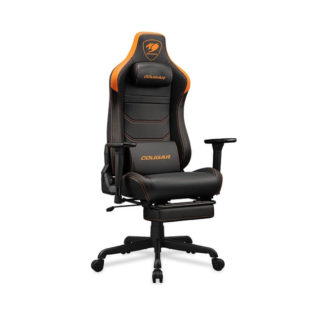 Игровое компьютерное кресло, Cougar, Armor Evo S, Искусственная кожа PU AIR, (Ш)54*(Г)48*(В)128(134.5) см, Чёрно-Оранжевый