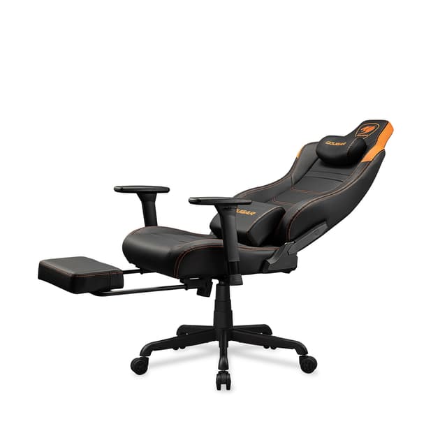 Игровое компьютерное кресло, Cougar, Armor Evo S, Искусственная кожа PU AIR, (Ш)54*(Г)48*(В)128(134.5) см, Чёрно-Оранжевый