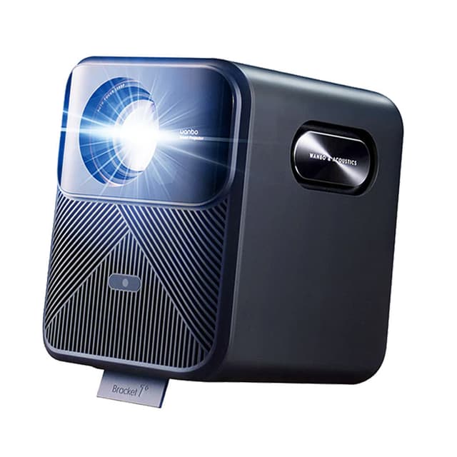 Проектор портативный, Wanbo, Mozart 1 Pro, LCD, 1080p, 900 ANSI lm, 3000:1, Android 11.0, Auto Focus, 20000 часов, 2+16G, Wi-Fi 6, Bluetooth 5.0, HDMI*1, USB*2, 3.5mm, DC*1, 8W*2, синий