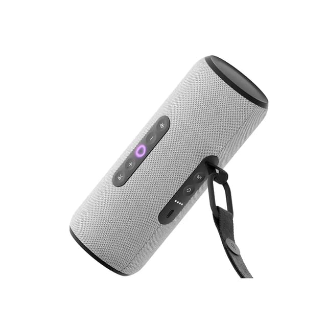 Портативная умная колонка, Яндекс, YNDX-00030GRY, Яндекс Станция Стрит с Алисой, 30 Вт, 3 микрофона, 80 - 20 000 Гц, Wi-Fi (2,4–5 ГГц), Bluetooth 5.0, Серый