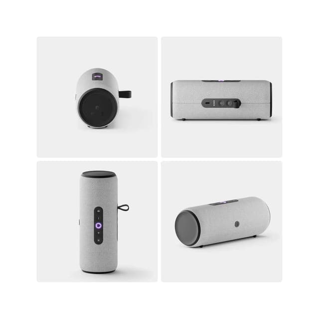 Портативная умная колонка, Яндекс, YNDX-00030GRY, Яндекс Станция Стрит с Алисой, 30 Вт, 3 микрофона, 80 - 20 000 Гц, Wi-Fi (2,4–5 ГГц), Bluetooth 5.0, Серый