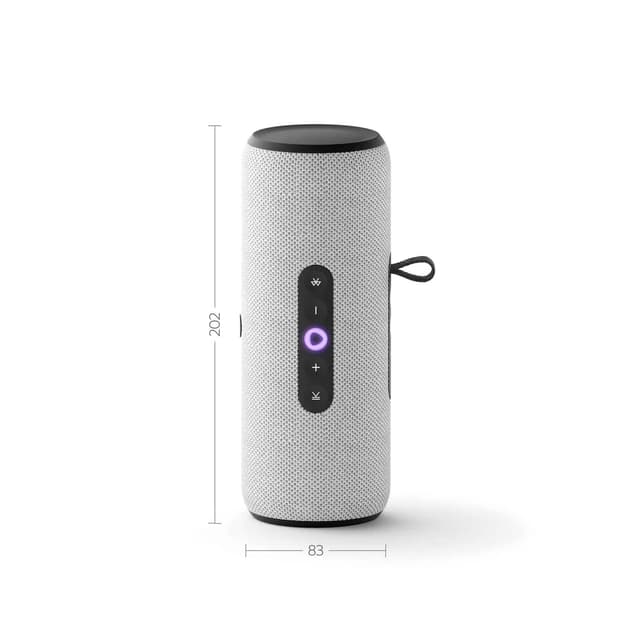 Портативная умная колонка, Яндекс, YNDX-00030GRY, Яндекс Станция Стрит с Алисой, 30 Вт, 3 микрофона, 80 - 20 000 Гц, Wi-Fi (2,4–5 ГГц), Bluetooth 5.0, Серый