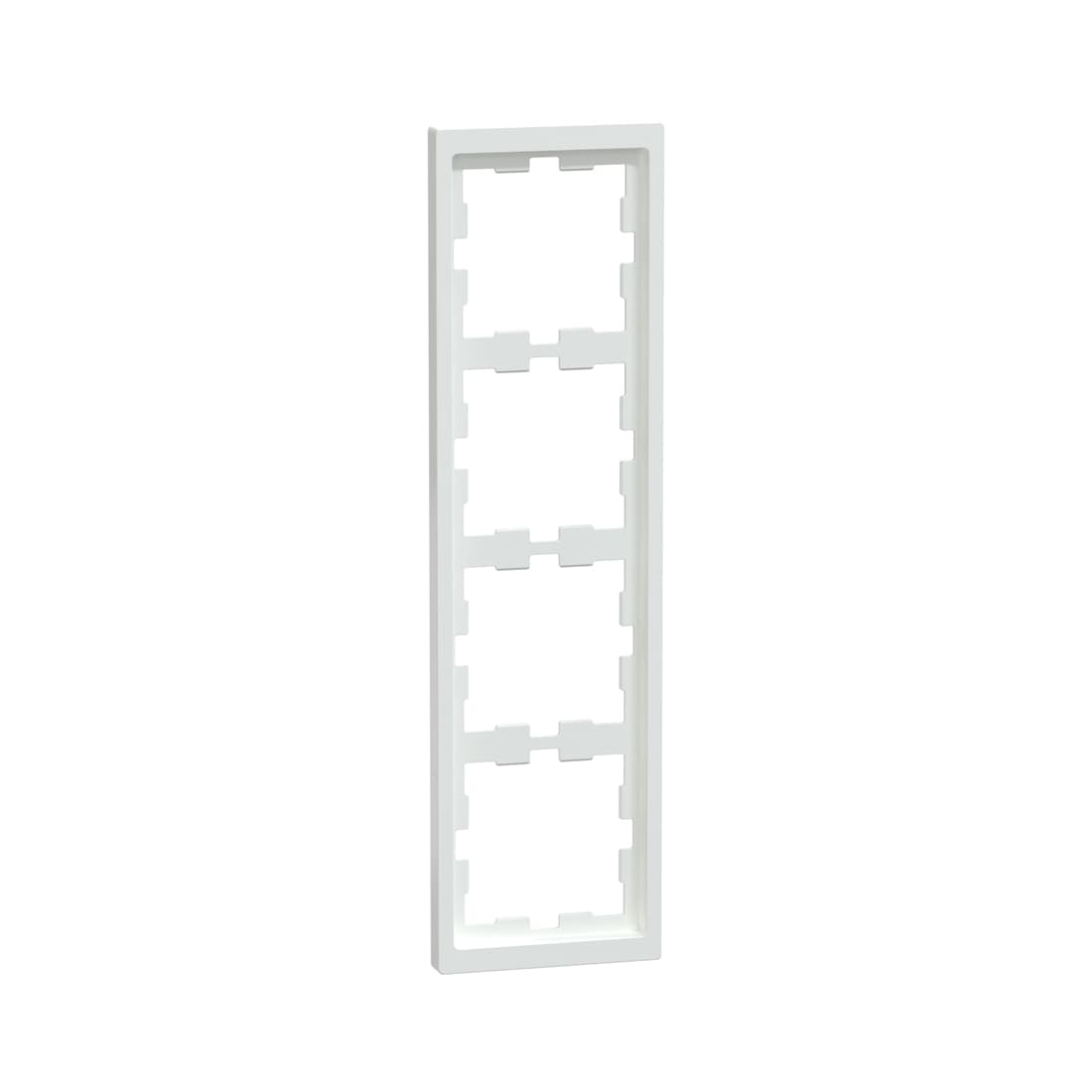 Рамка, MERTEN, MTN4040-6535, D-Life 4 постовая белый лотос