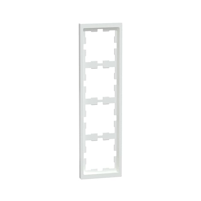 Рамка, MERTEN, MTN4040-6535, D-Life 4 постовая белый лотос