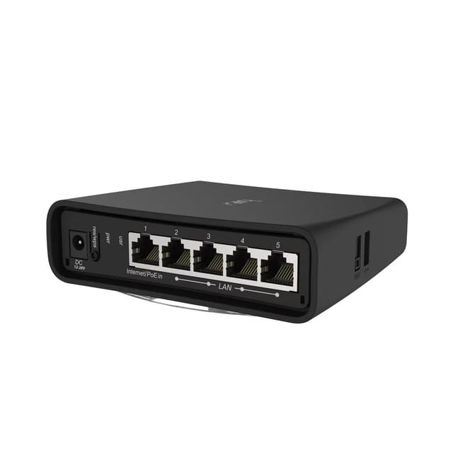 Беспроводной маршрутизатор, MikroTik, RBD52G-5HacD2HnD-TC, hAP ac2, 5 x Gbit LAN, 2 PoE-IN Passive PoE, 802.11a/b/g/n/ac, AС1200, RouterOS, -40°C to 50°C