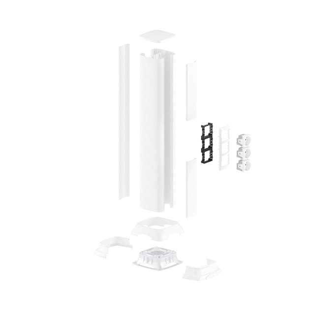 Алюминиевая колонна, DKC, 09592, 0.71м белый
