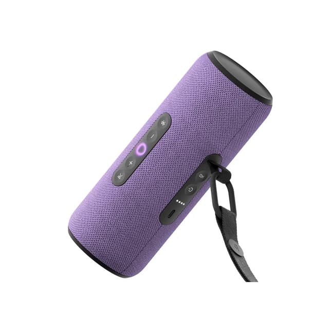 Портативная умная колонка, Яндекс, YNDX-00030VIO, Яндекс Станция Стрит с Алисой, 30 Вт, 3 микрофона, 80 - 20 000 Гц, Wi-Fi (2,4–5 ГГц), Bluetooth 5.0, Фиолетовый