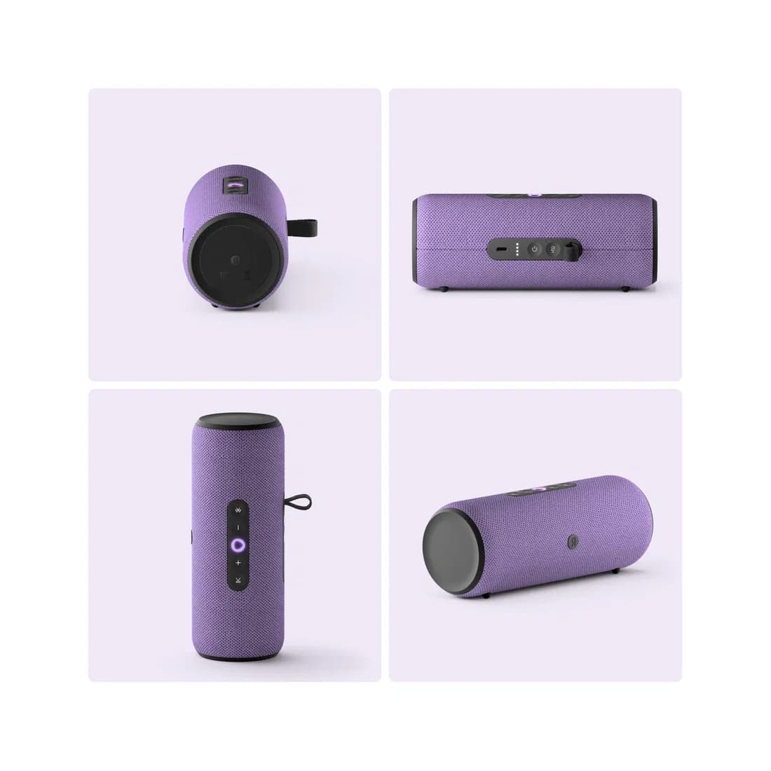 Портативная умная колонка, Яндекс, YNDX-00030VIO, Яндекс Станция Стрит с Алисой, 30 Вт, 3 микрофона, 80 - 20 000 Гц, Wi-Fi (2,4–5 ГГц), Bluetooth 5.0, Фиолетовый