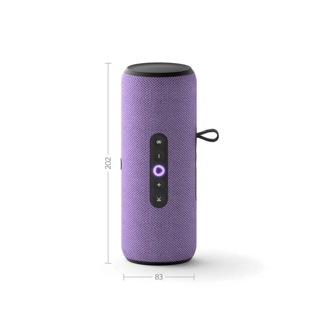 Портативная умная колонка, Яндекс, YNDX-00030VIO, Яндекс Станция Стрит с Алисой, 30 Вт, 3 микрофона, 80 - 20 000 Гц, Wi-Fi (2,4–5 ГГц), Bluetooth 5.0, Фиолетовый