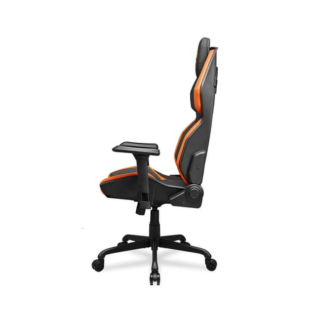 Игровое компьютерное кресло, Cougar, Hotrod, Искусственная кожа премиум-класса Hyper-Dura, (Ш)44*(Г)49*(В)131(139) см, Чёрно-Оранжевый