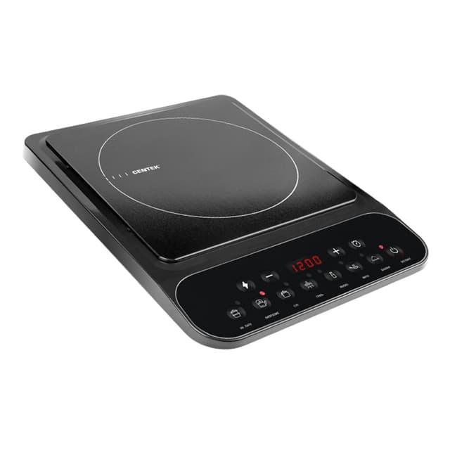 Индукционная плита, Centek, CT-1517, 2000Вт, 8 настр. мощности, 7 программ, Таймер, LED-дисплей, Черный