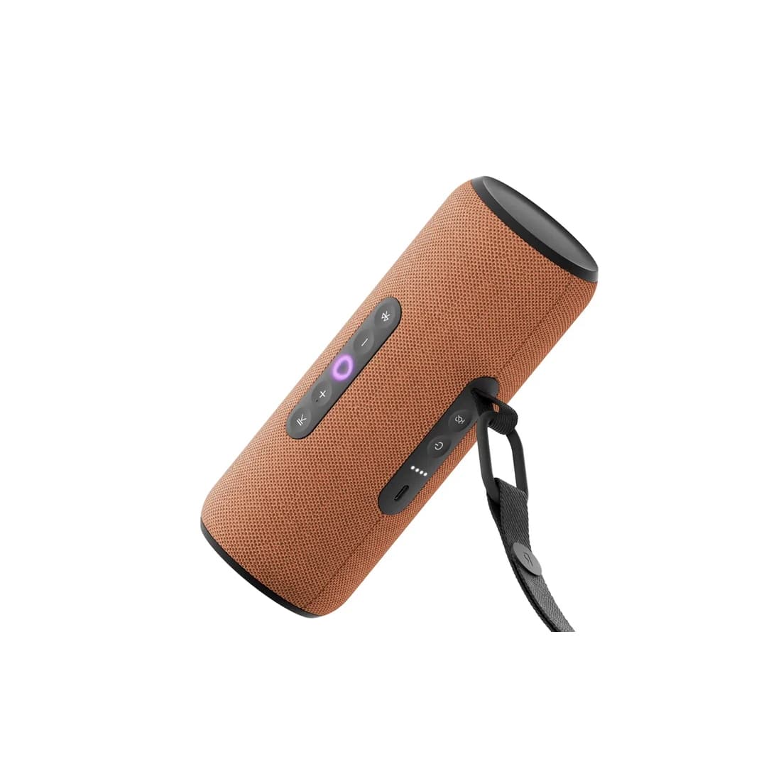 Портативная умная колонка, Яндекс, YNDX-00030ORG, Яндекс Станция Стрит с Алисой, 30 Вт, 3 микрофона, 80 - 20 000 Гц, Wi-Fi (2,4–5 ГГц), Bluetooth 5.0, Оранжевый