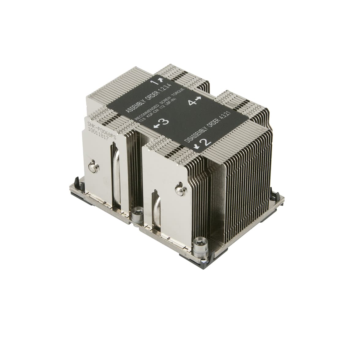 Зап. часть радиатор для кулера CPU, Supermicro, SNK-P0068PS