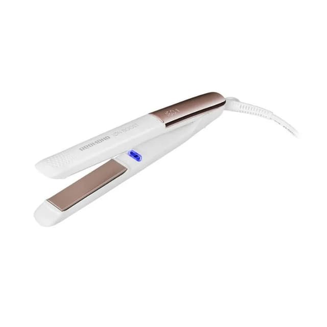 Выпрямитель для волос, Redmond, HS1716, 10 температурных режимов, Температура нагрева 140-230 °C, Керамико-турмалиновое покрытие, Плавающие пластины, Led-дисплей, Генератор ионов, Автоотключение, Длинна шнура 1.8м, Мощность 55 Вт, Белый