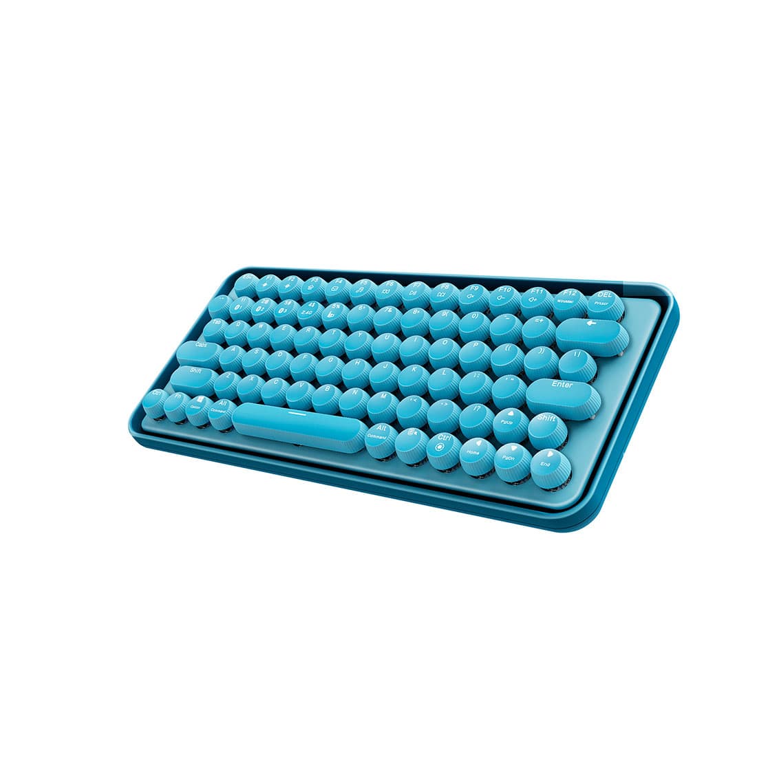 Клавиатура, Rapoo, Ralemo Pre 5, 2.4 Гц, Bluetooth 5.0, 79 клавиш, USB, Перезаряжаемая литиевая батарея, Англ/Рус, Голубой