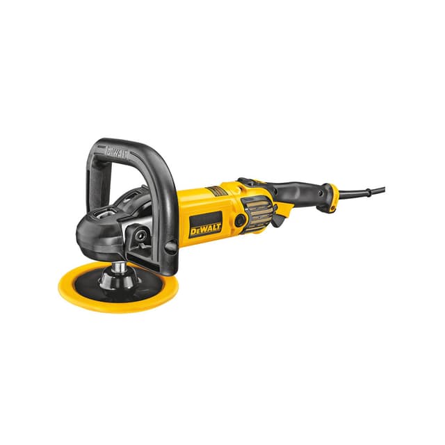 Полировальная машина, DeWALT, DWP849X-QS, с регулировкой скорости 1250 Вт, 150, 180, 230 мм, 0-600/0-3500 об/мин, шпиндель М14