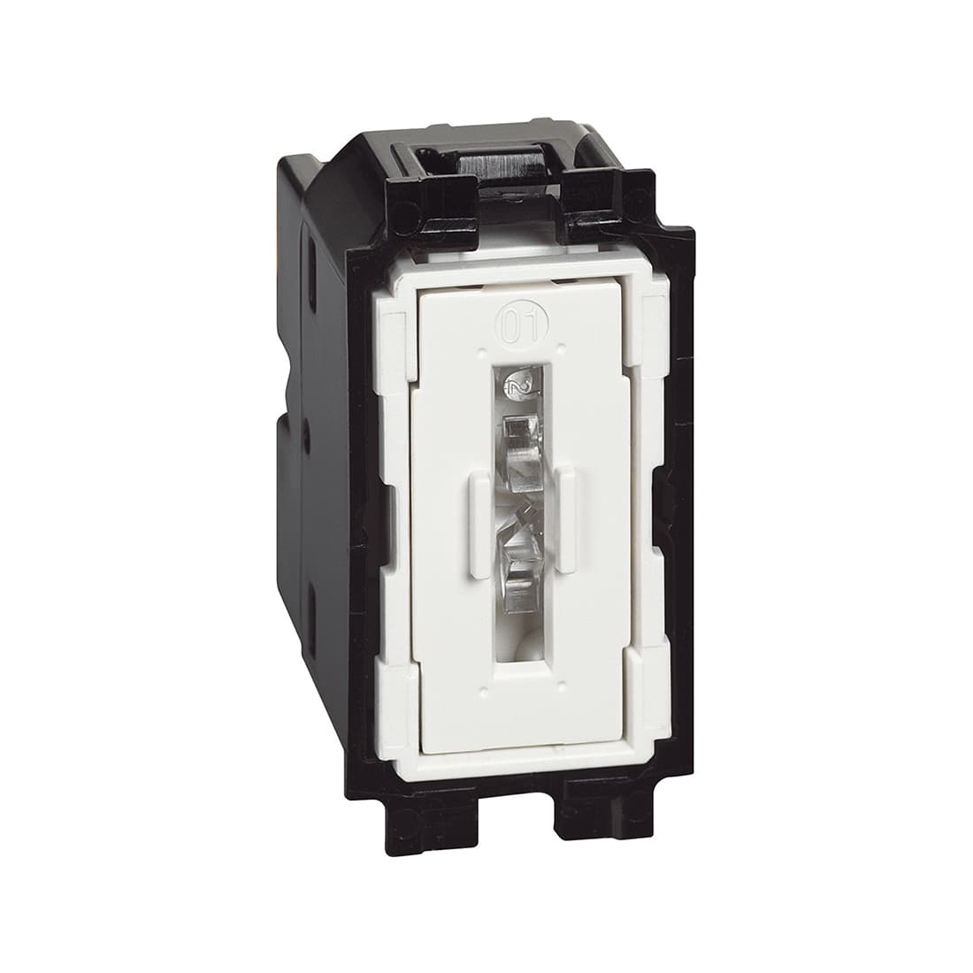 Выключатель кнопочный, Bticino, K4005, Living Now 10А 1 модуль винтовые клеммы