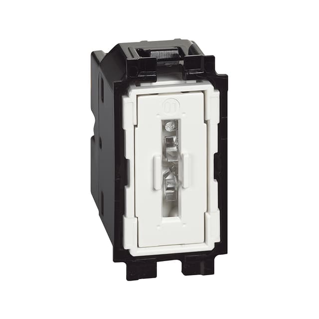 Выключатель кнопочный, Bticino, K4005, Living Now 10А 1 модуль винтовые клеммы