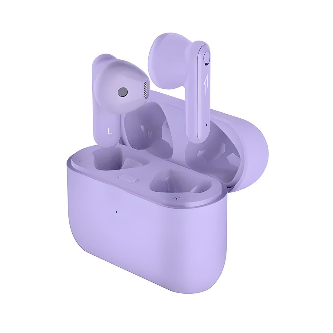 Наушники,1MORE, Neo, EO007, Внутриканальные, Беспроводные, 2,400 ГГц – 2,4835 ГГц, 32 Oм, Мощность 5мВт, Размер 29 x 16.3 x 19 мм( наушник)/60 x 42 x 22.5 мм( кейс), Емкость аккумулятора 40 мАч(наушник)/410 мАч (кейс), Время заряда 70 минут( наушник)/100 минут( кейс), Время работы 11ч, Bluetooth® 5.2, HFP A2DP /AVRCP, Вес 39,7гр, Сиреневый