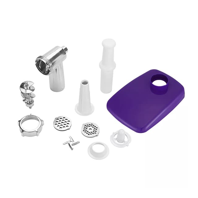 Мясорубка, Kitfort, КТ-2112-1, Мощность1300 Вт, Производительность1,2 кг/мин, Насадки 4, Цвет Бело-синяя