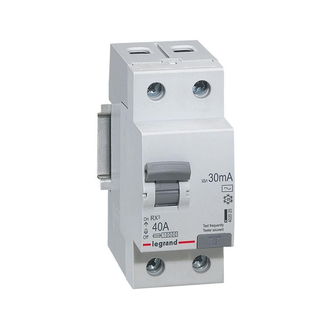 ВДТ, Legrand, 402025, 2П 40А АC RX3 30мA