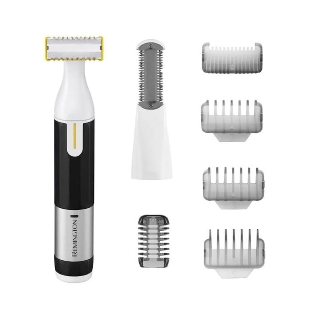 Триммер, Remington, HG3000, Питание от аккумулятора, Длинна стрижки 0.15-5мм, 6 насадок, Моющаяся, Время автономной работы 40 мин, USB зарядка, Дорожная сумка, Черно-белый