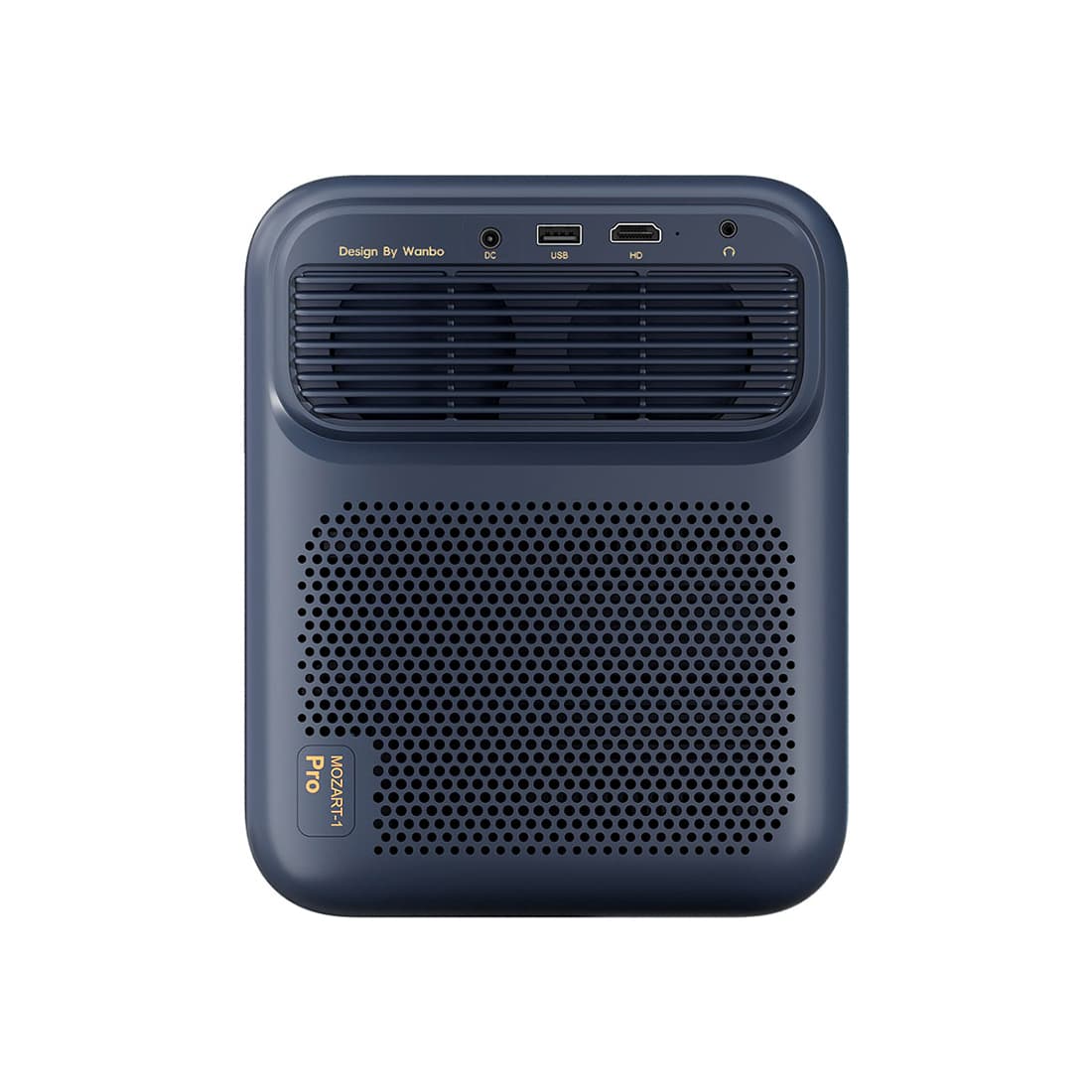 Проектор портативный, Wanbo, Mozart 1 Pro 2025, LCD, 1080p (FHD), 1200 ANSI lm, 3000:1, Google TV OS, Auto Focus, Auto Keystone, ASA 3.0, HDR10, MEMC, 20 000 часов, 2+16G, Wi-Fi 6, Bluetooth 5.0, HDMI 2.01, USB2, 3.5mm, DC*1, динамики 20W (210W), синий