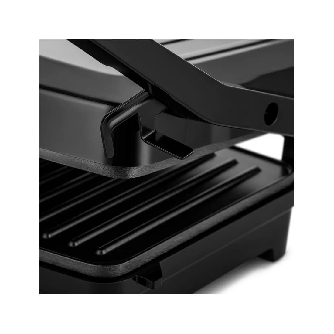 Бутербродница, Kitfort, КТ-3612, Мощность 750 Вт, Антипригарное покрытие, Индикация работы, Фиксатор крышки, Цвет черный