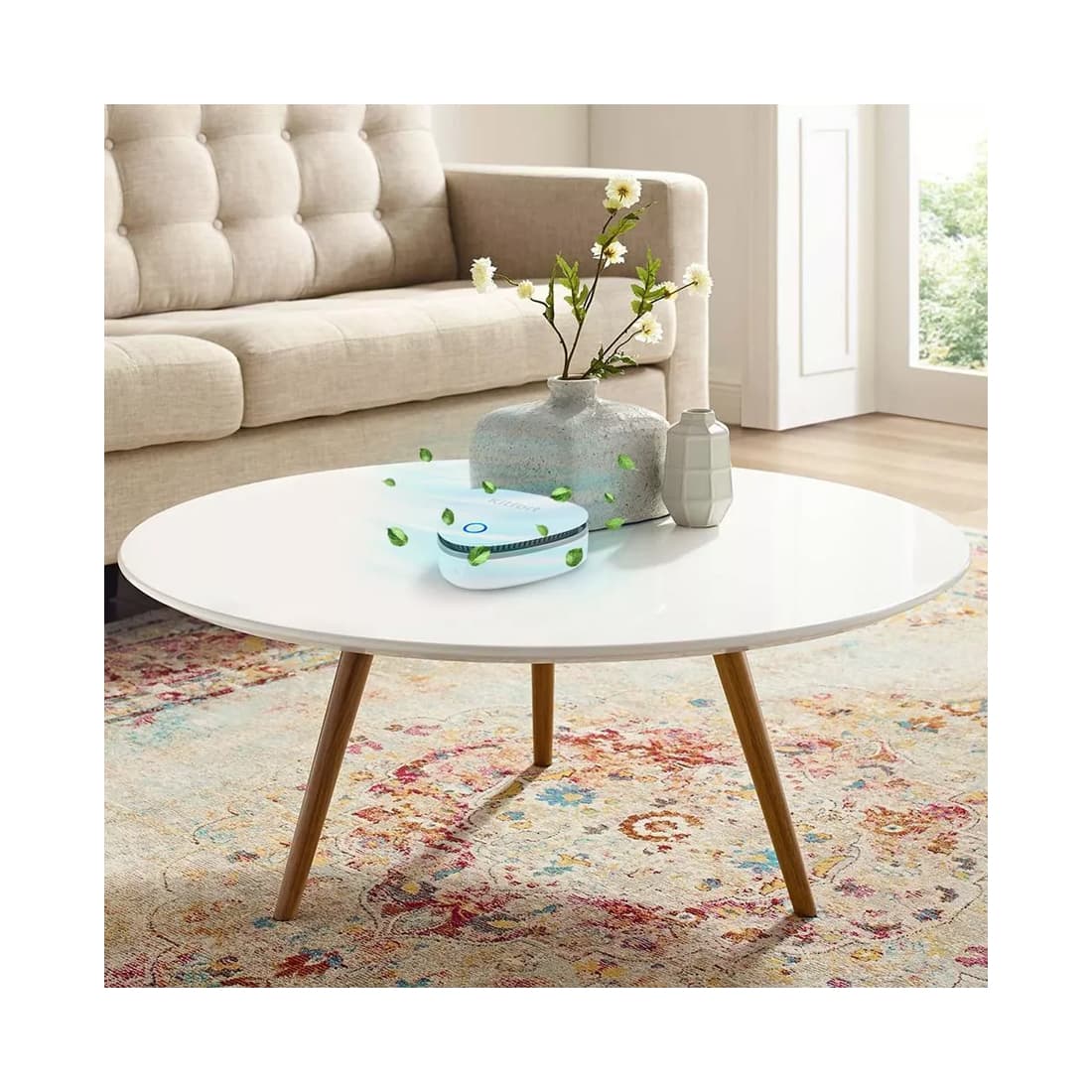 Озонатор, Kitfort, КТ-2852, 2 режима, 20 мг/ч, Время работы 48 ч, Мощность 3 Вт, Белый